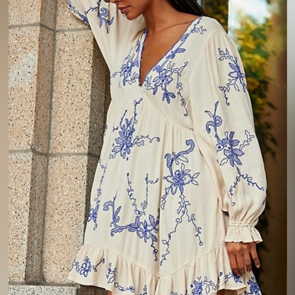 Free People Embroidered Dress